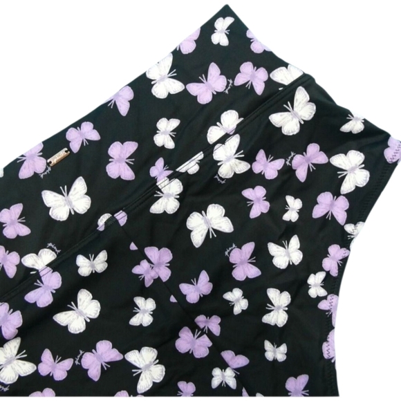 VS PINK HIGH WAISTED BUTTERFLY SWIM SHORTS•M•NWOT - Picture 4 of 7